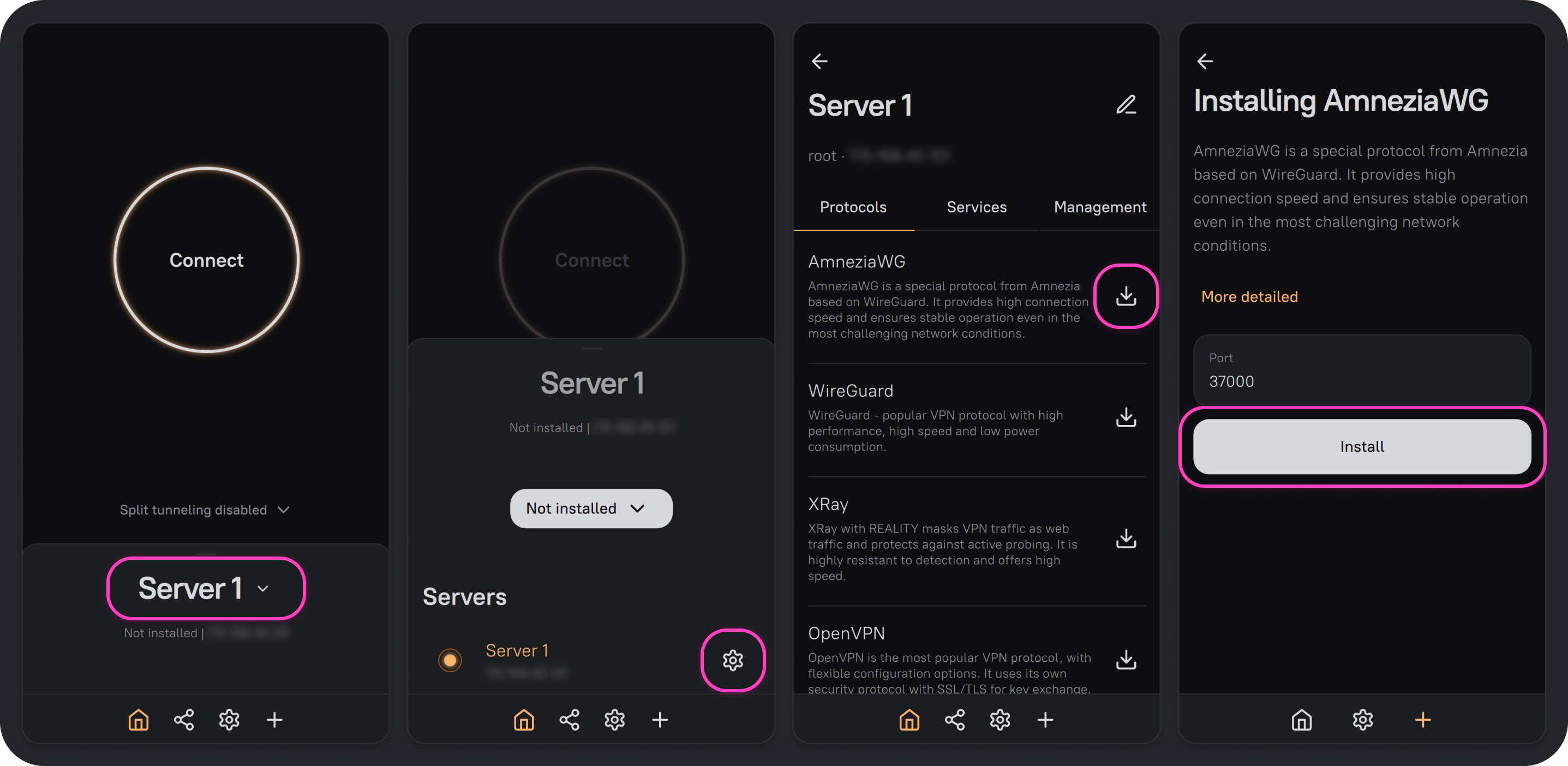 Installing AmneziaWG after skipping setup